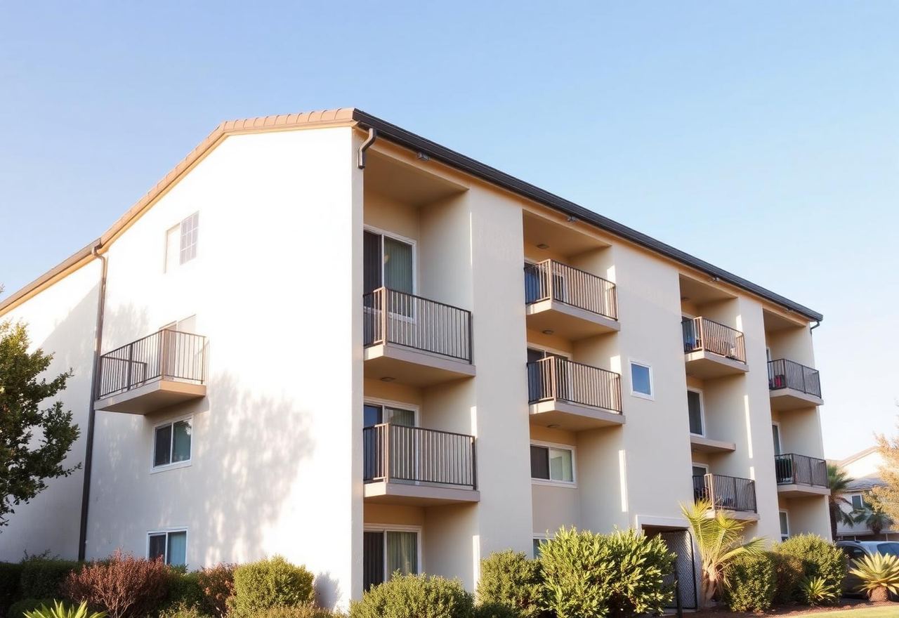Modern apartment balcony